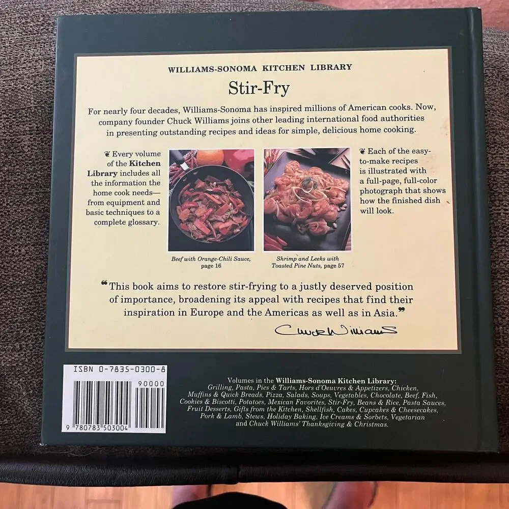 Williams-Sonoma Kitchen Library Stir Fry Cookbook Recipes